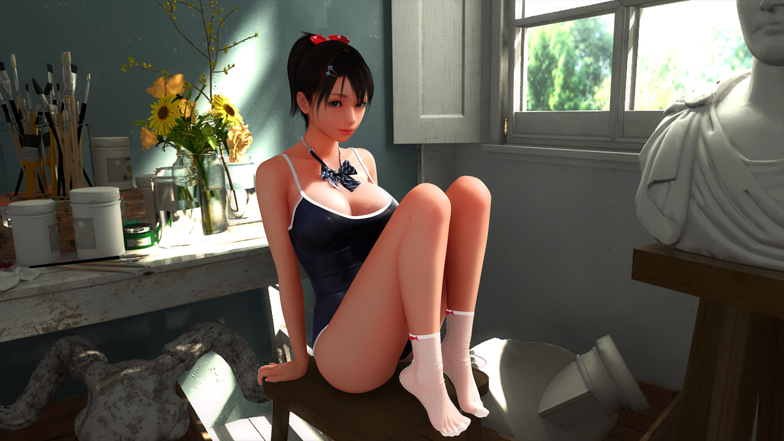 更多3D十八禁遊戲搬上Steam！開發中新作《秘密畫室》當畫師與美少女Play！