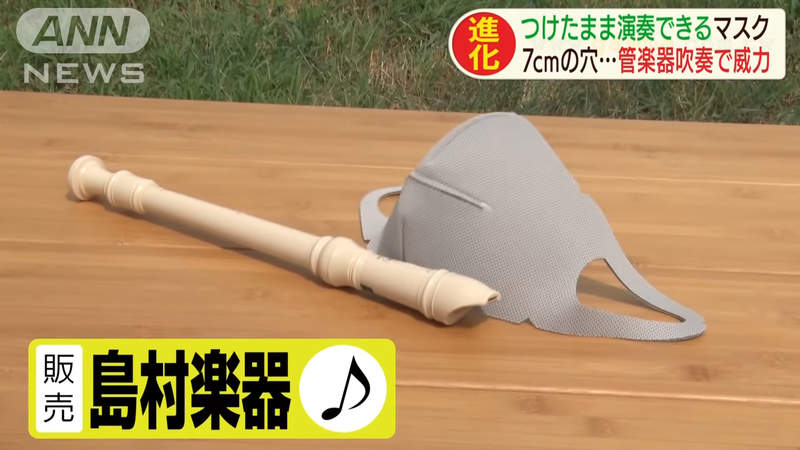 開洞了！日本推出《吹奏專用口罩》網友太邪惡全歪樓：SOD新企劃！