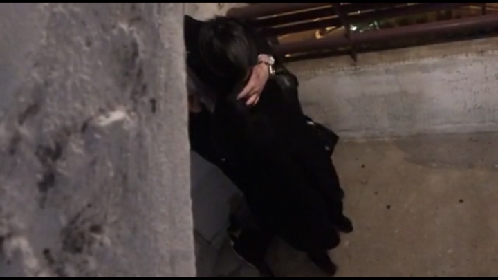 【影片】香港房仲「樓梯間餵食芝士腸」瘋傳，疑似女方老公「抓姦偷拍」流出！
