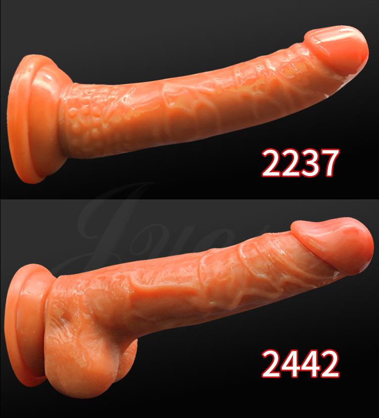 Dildo 肉感飽滿強力吸盤逼真老二棒-1740