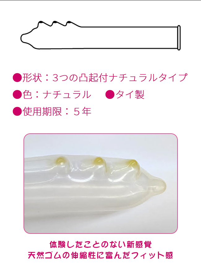 日本NPG．うすぴた 巨型點 新刺激MAX 超薄乳膠加強套 一盒/6入