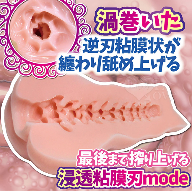 日本RIDE JAPAN．肉壁カリブレイド 逆刃螺旋狀粘膜状渦巻陰穴自慰器