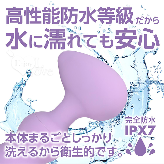 日本Prime ‧ DABU-DEN蛋グ型 10x10強力振動個別に楽し按摩器﹝雙邊可獨立控制﹞紫【特別提供保固6個月】