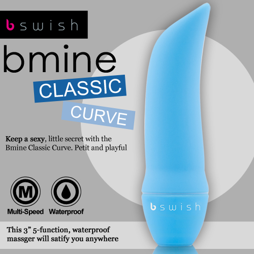 美國Bswish-Bmine Classic Curve 5段變頻我的經典G點按摩器-藍