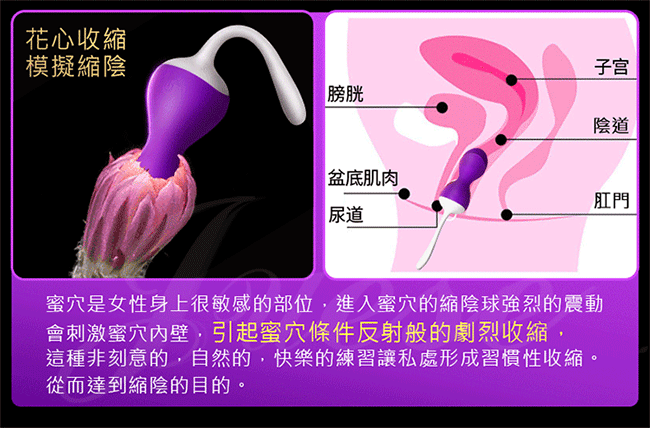 香港Funme-愛密思Miss 10段變頻智能加溫震動矽膠縮陰球-粉