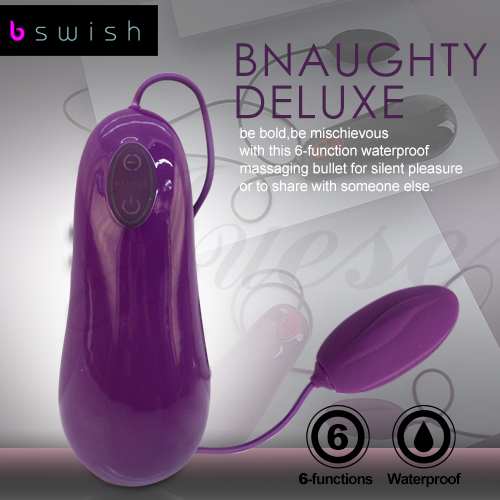 美國Bswish-Bnaughty Deluxe 調情六段震動跳蛋-皇家紫色(新版)