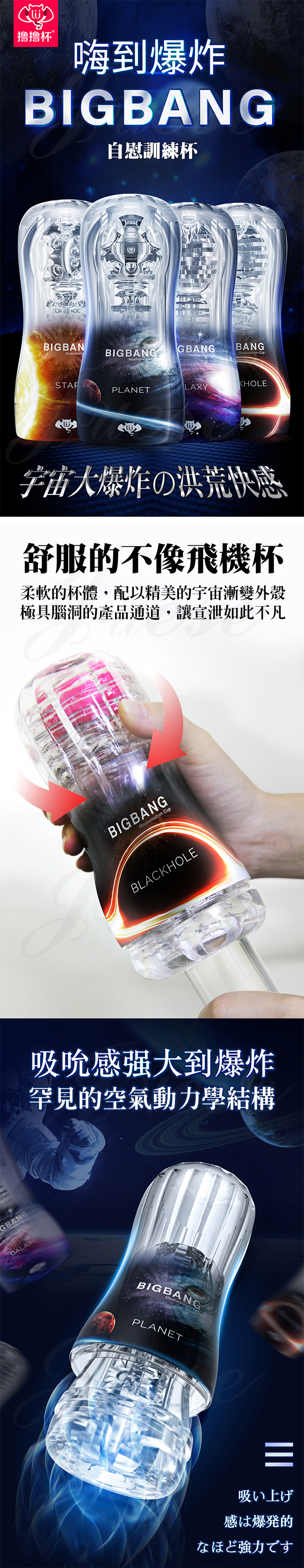 香港久興-擼擼杯 BIGBANG 紅丸鍛鍊龜頭刺激自慰杯-GALAXY 星系