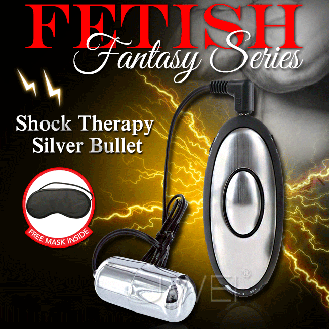 美國原裝進口PIPEDREAM．Fantasy Series系列 Shock Therapy Silver Bullet 銀彈電波脈衝跳蛋刺激器