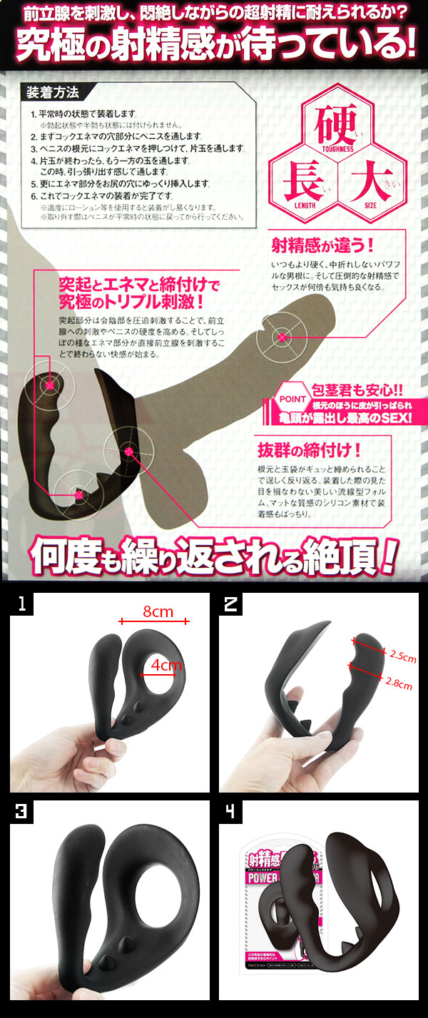 日本原裝進口NPG．射精快感+500% 男用穿戴自爽型前列腺按摩棒