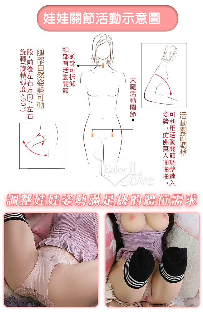 Xiaomi 小米 ‧ 15.5kg真實身體+骨骼系統 3D仿真蘿莉娃娃 - 智能款﹝身體任彎.腳任開﹞