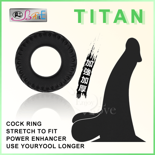 【BAILE】TITAN 高級加厚型鎖精加強環 – C款