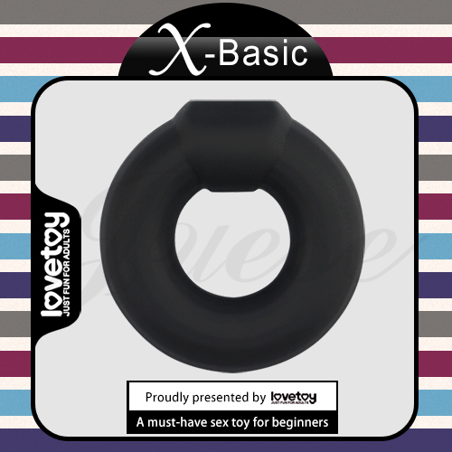 X-Basic 棉花糖加強矽膠鎖精環-4號(特)
