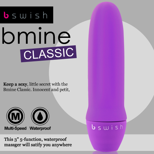 美國Bswish-Bmine Classic 5段變頻我的經典按摩器-紫