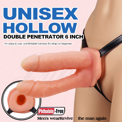 UNISEX Hollow 穿戴式空心雙龍按摩棒(特)