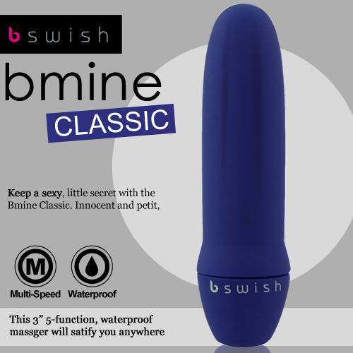美國Bswish-Bmine Classic 5段變頻我的經典按摩器-藍