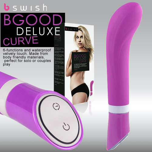 美國Bswish-Bgood Deluxe Curve甜蜜六段變頻G探點按摩棒-紫(特)