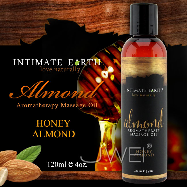 美國Intimate-Earth．Almond 芳香按摩油-蜂蜜杏仁(120ml)