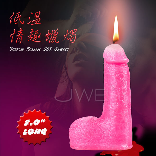 Lovetoy．Lovetoy．BONDAGE FETISH 虐戀系列-5吋低溫情趣蠟燭-粉色