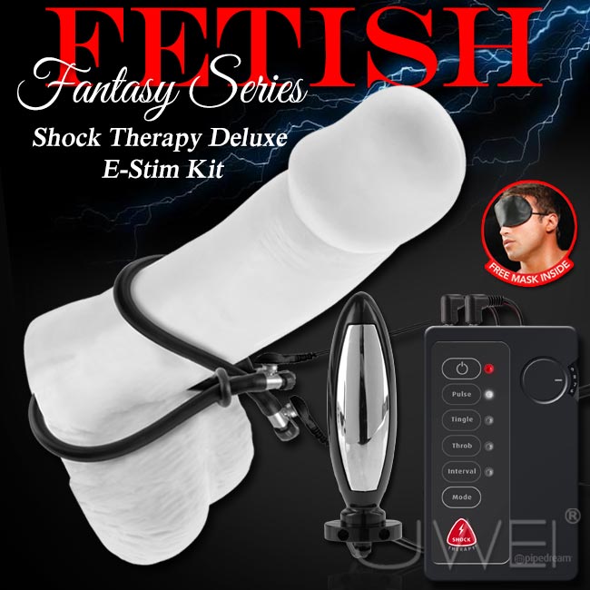美國原裝進口PIPEDREAM．Fantasy Series系列 Shock Therapy Deluxe E-Stim Kit 電波脈衝多功能豪華組合