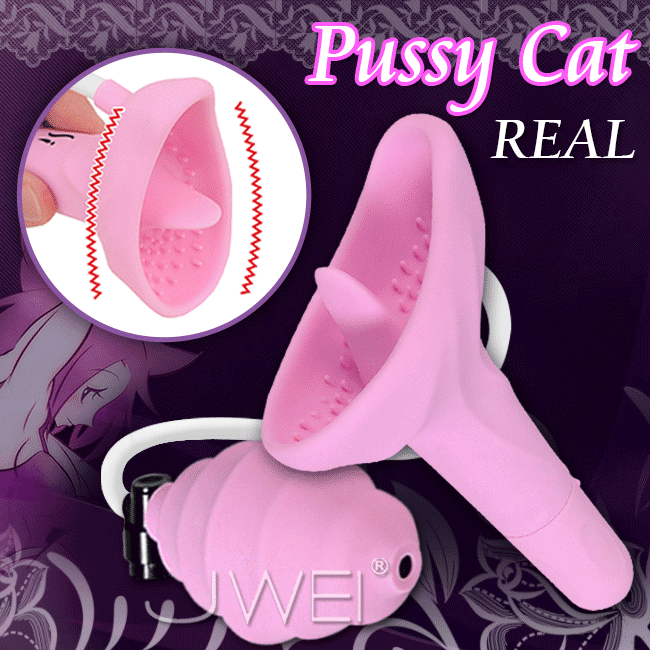 日本原裝進口NPG‧Pussy Cat-REAL 貓女 模擬口交舔吸 挑逗震動器