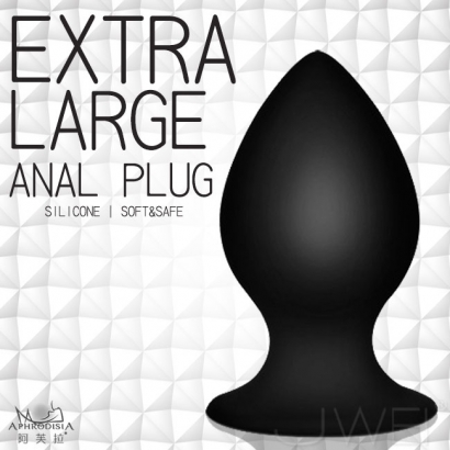 APHRODISIA．Extra Large Anal Plug 安琪後庭肛塞-加大號(黑色)