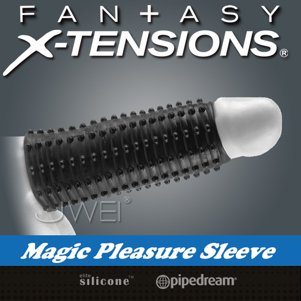美國原裝進口PIPEDREAM．X-TENSIONS系列-魔術顆粒激情延時套-MAGIC