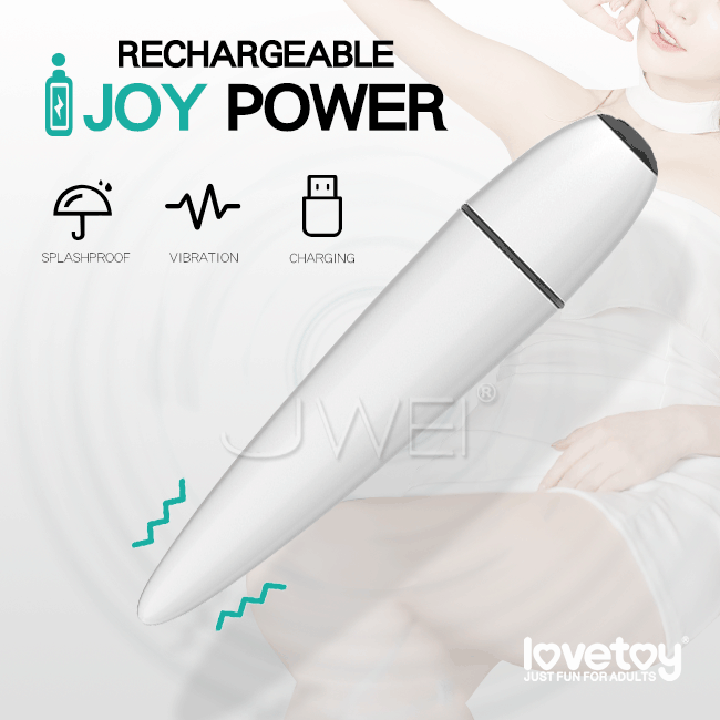 Lovetoy．I JOY Power Play 10段變頻USB充電子彈型跳蛋