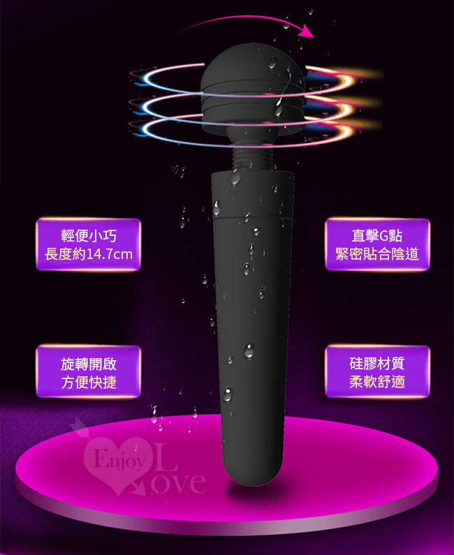 Mimi Toy 掌中心迷你AV女按摩棒 - 情趣自慰震動陰蒂器刺激 白色【特別提供保固6個月】