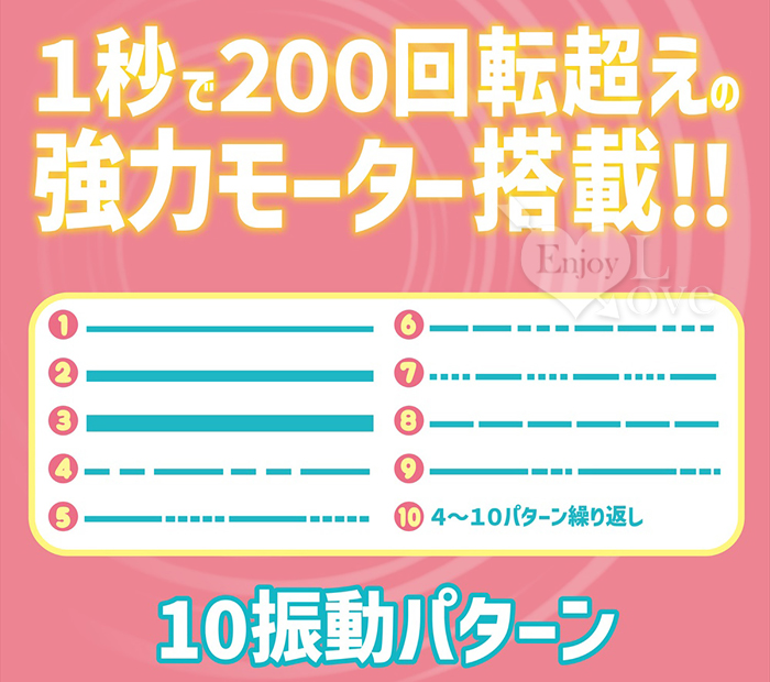 日本Magic eyes．高性能ハイパフォ 10X10吮動敲擊震感USB充電雙跳蛋【特別提供保固6個月】