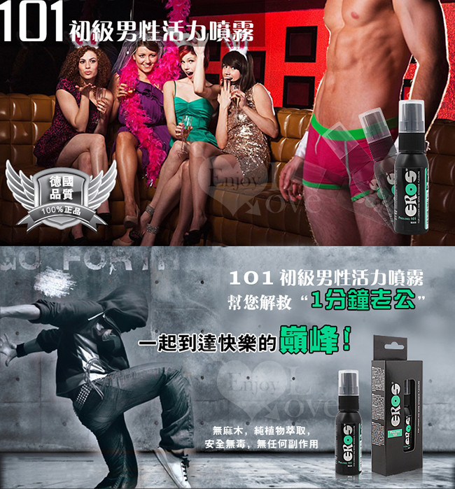 德國Eros ‧ ProLong 101 初級男性活力延時噴霧 30ml