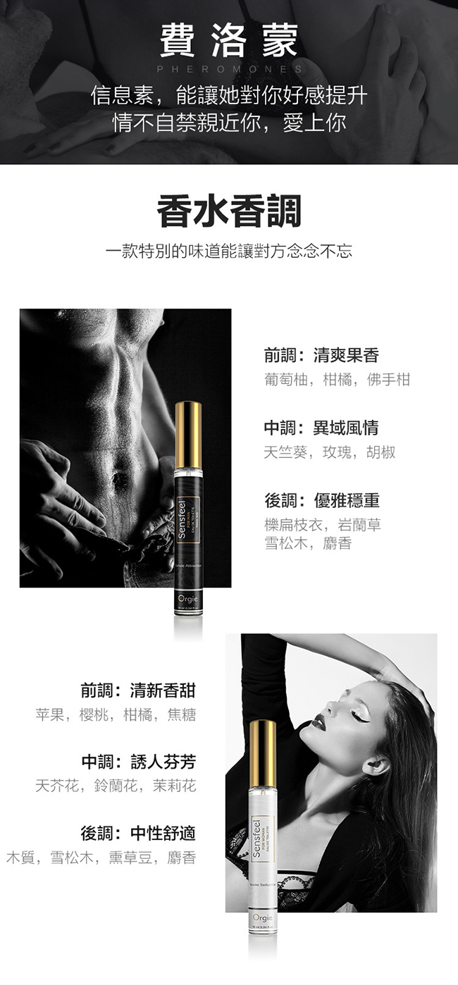 葡萄牙Orgie．SENSFEEL FOR MAN 男士費洛蒙香水 10ml﹝隨身便攜﹞