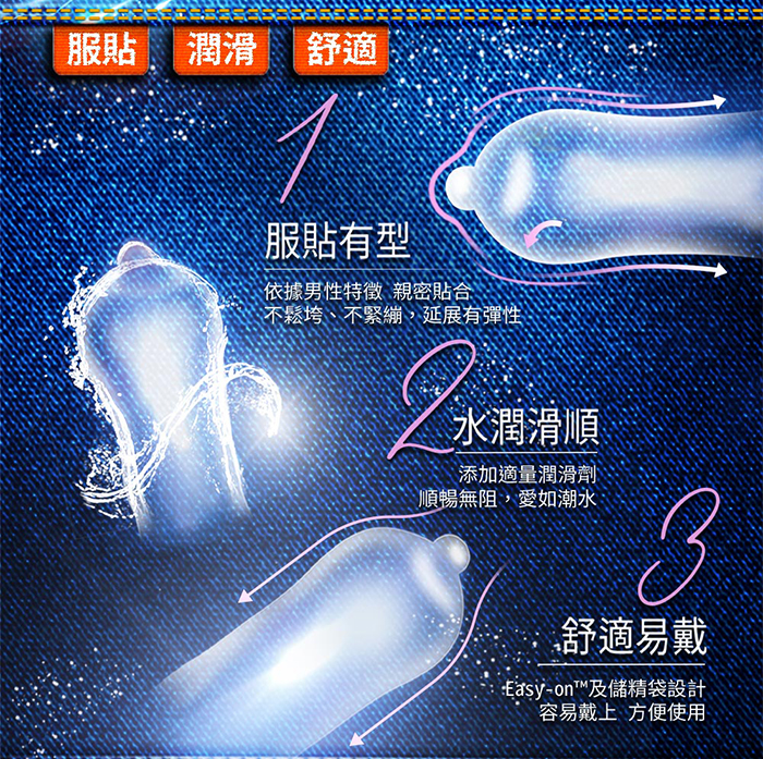 杜蕾斯Durex ‧ 活力裝保險套３片裝