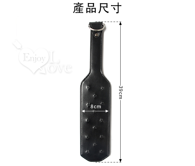 【拍の戲虐】酥麻拍打的樂趣 花型尖釘 皮革手拍