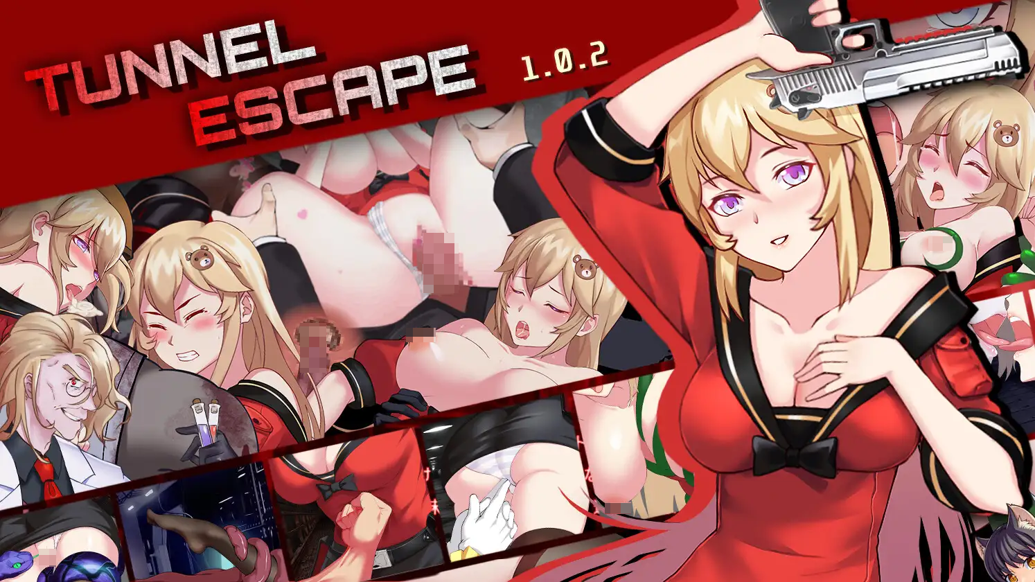 １８禁遊戲《TUNNEL ESCAPE》DLsite上架！尋找殭屍解藥逃離實驗室！