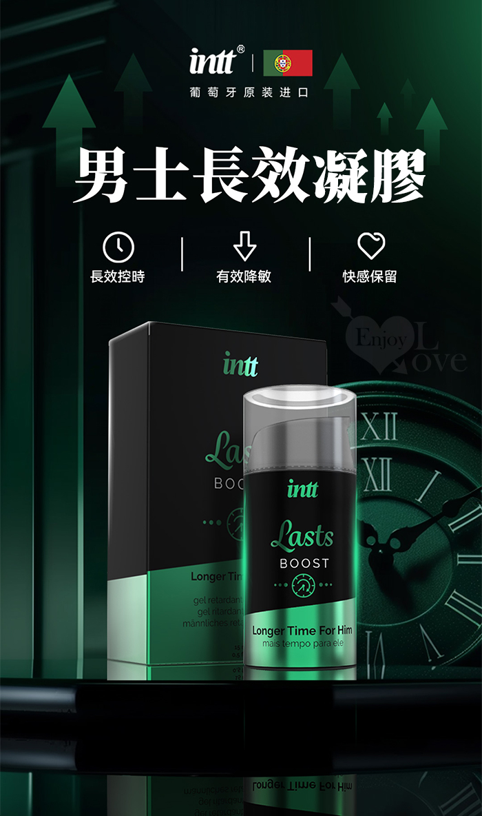 INTT．LASTS 男性活力保養持久延時凝膠 15ml