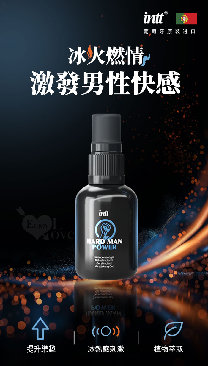 INTT．Hard Man Power男性快感增强凝膠 - 為愛更給力﹝15ML﹞