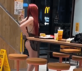 台灣麥當勞不雅影片動圖細節
