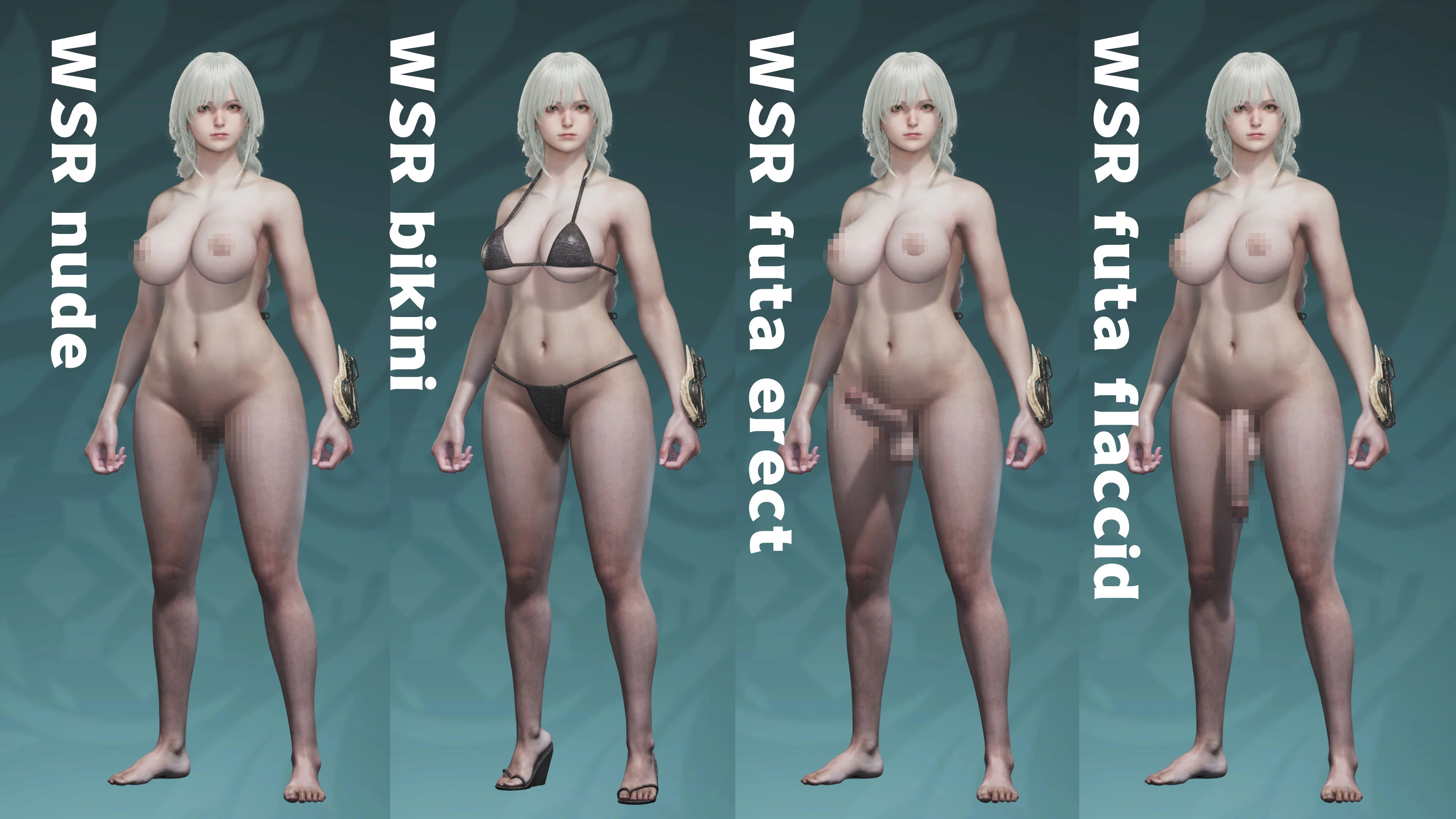 魔物獵人荒野 裸身Mod細節展示1