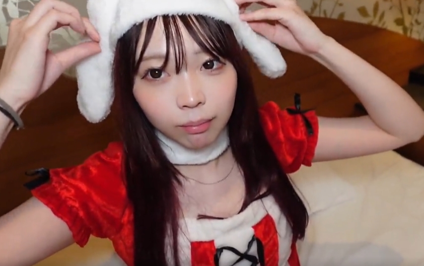 聖誕裝扮撫弄畫面